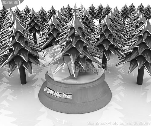 Image of Christmas trees