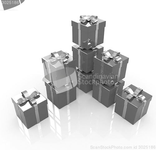 Image of Bright christmas gifts