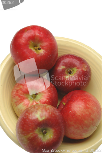 Image of red apples vertical bowl