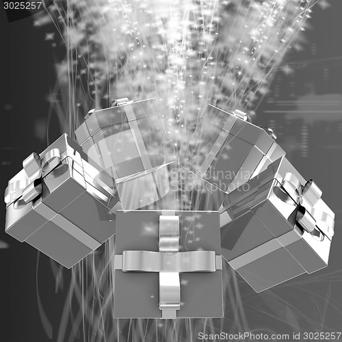 Image of Holiday gifts background 