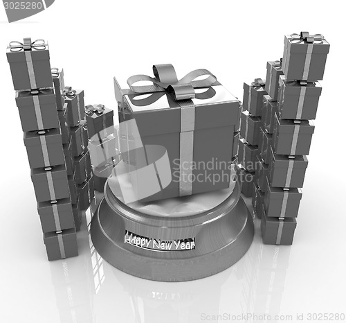 Image of Bright christmas gifts