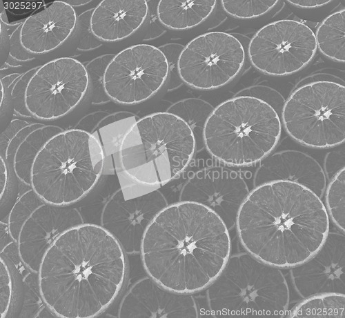 Image of many half oranges are beautiful half orange background