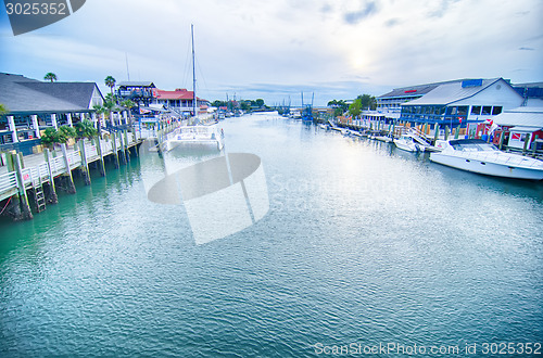 Image of view of shem creek from coleman blvd charleston south carolina