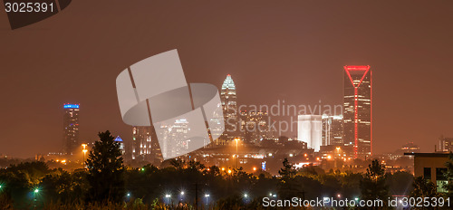 Image of charlotte north carolina city skyline