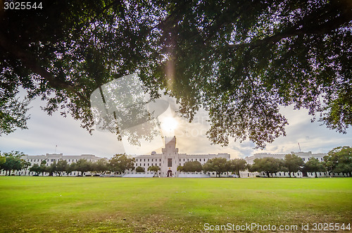 Image of The old Citadel capus buildings in Charleston south carolina