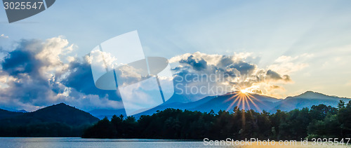 Image of lake santeetlah in great smoky mountains