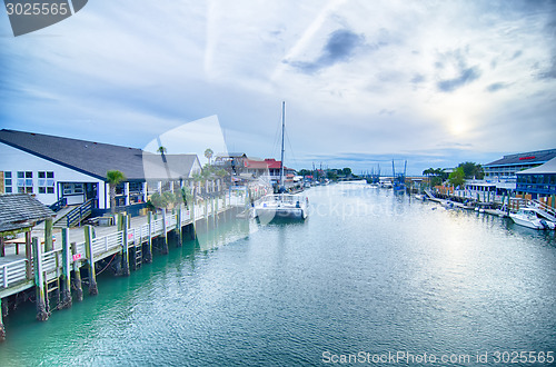 Image of view of shem creek from coleman blvd charleston south carolina