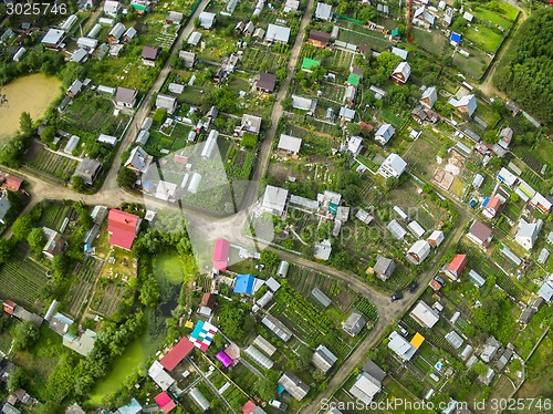 Image of View of housing estate from bird eye view