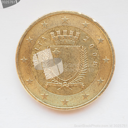 Image of Maltese Euro coin