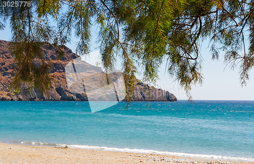 Image of Landscape with sea views. The Island Of Crete, Greece.