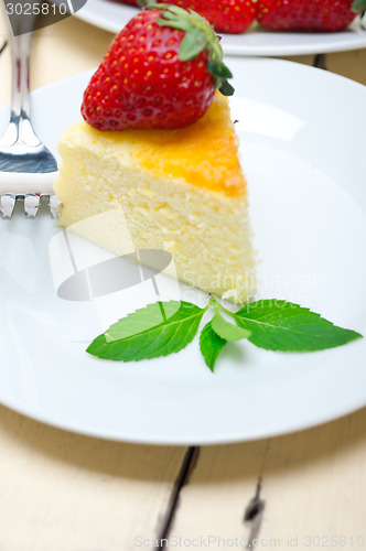 Image of heart cheesecake