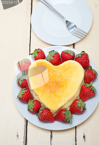 Image of heart cheesecake