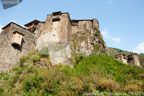 Image of Shatili town castle