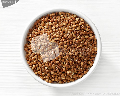 Image of bowl of buckwheat grains