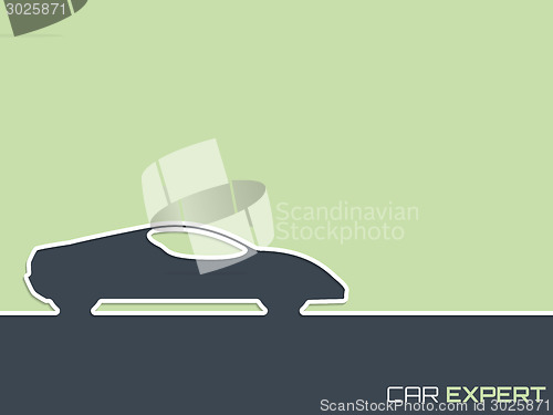 Image of Sports car advertising background design