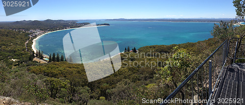 Image of Shoal Bay scenic views from Mt Tomaree, Australia