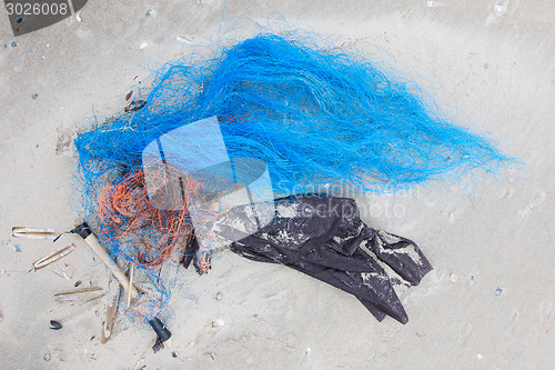 Image of Rubble on a dutch beach