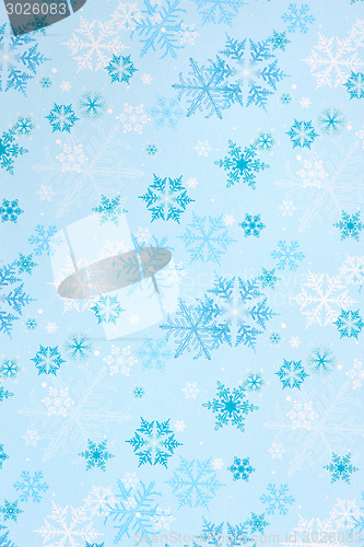 Image of Blue christmas background 