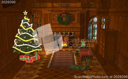 Image of 3D Illustration Christmas