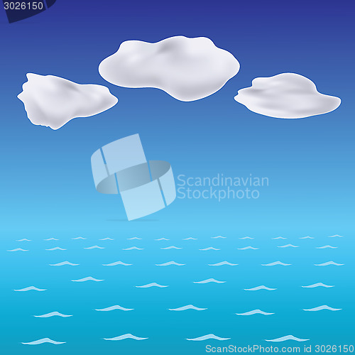 Image of sea wave background