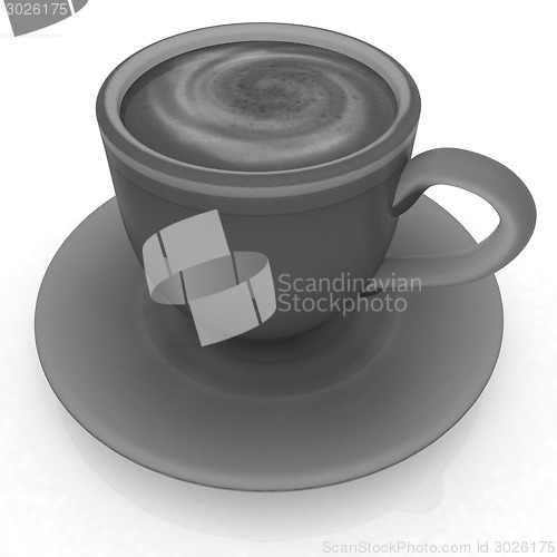 Image of Coffee cup on saucer