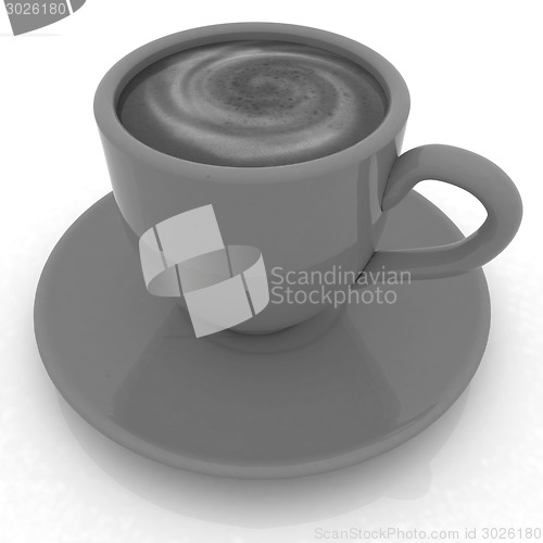 Image of Coffee cup on saucer