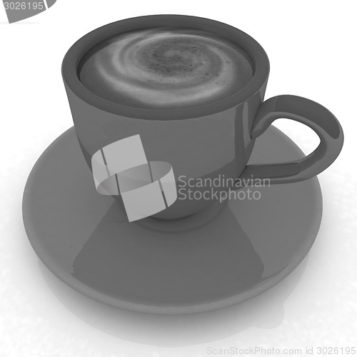 Image of Coffee cup on saucer