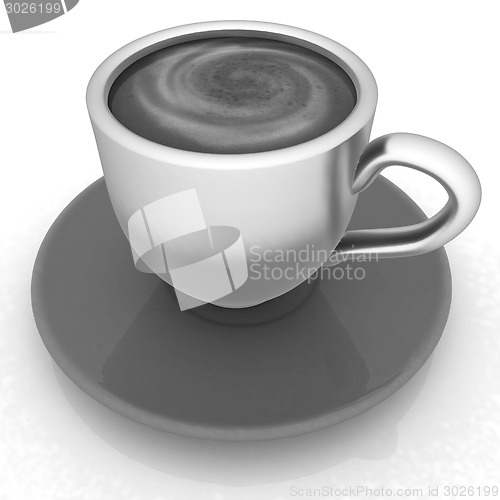 Image of Coffee cup on saucer