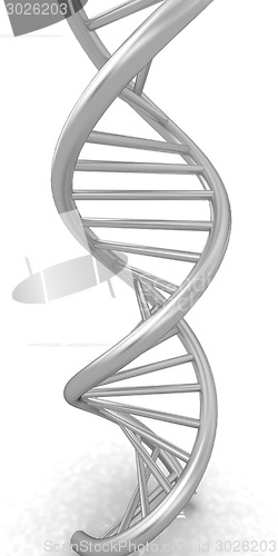 Image of DNA structure model