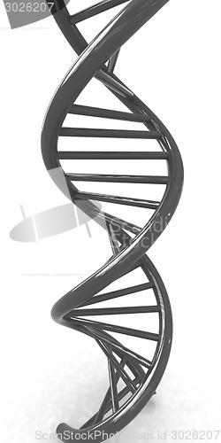 Image of DNA structure model