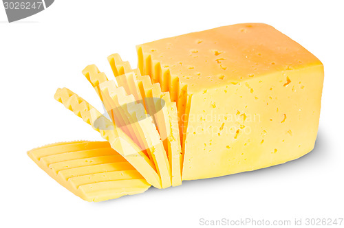 Image of Piece Of Sliced Cheese
