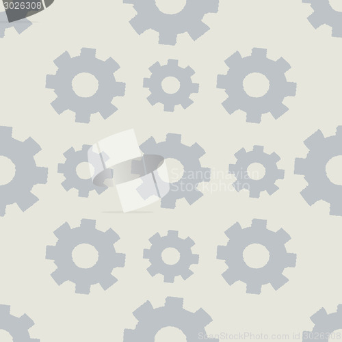 Image of Seamless background with gears.