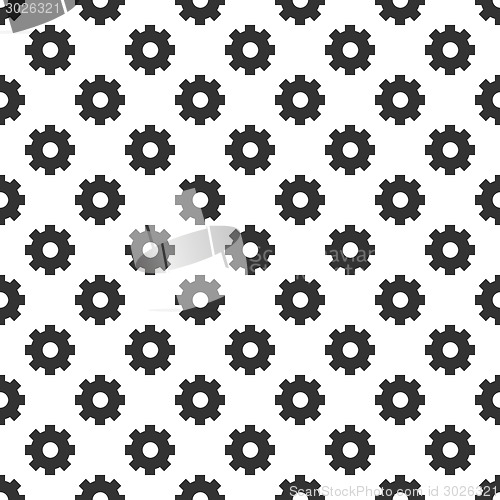 Image of Seamless background with gears.