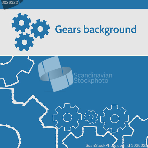 Image of Vector design with gears.