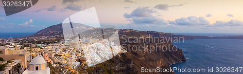 Image of Thira, Santorini, Greece.