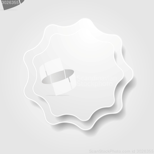 Image of Abstract grey wavy shape design
