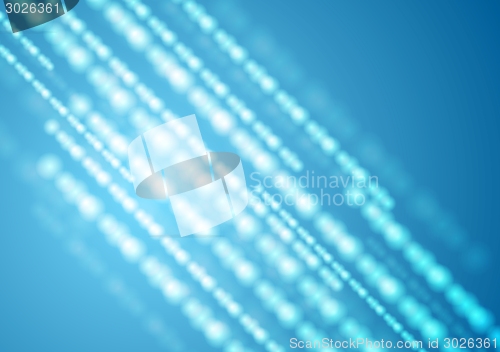 Image of Abstract blue shiny vector background