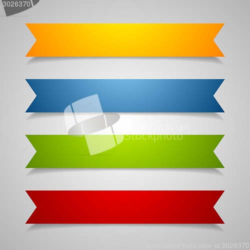 Image of Set of label ribbons