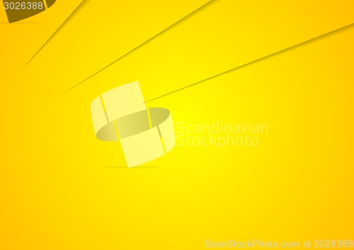 Image of Vibrant yellow corporate art background