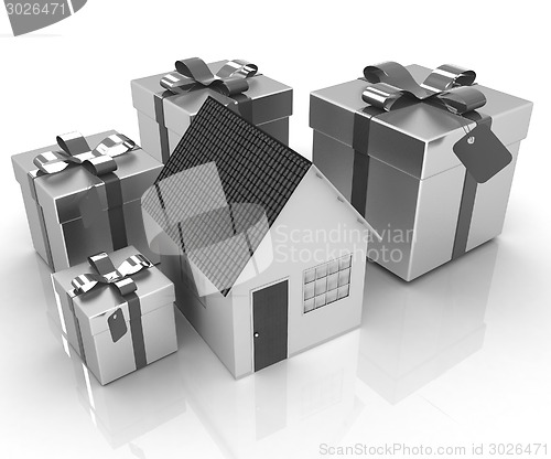 Image of House and gifts