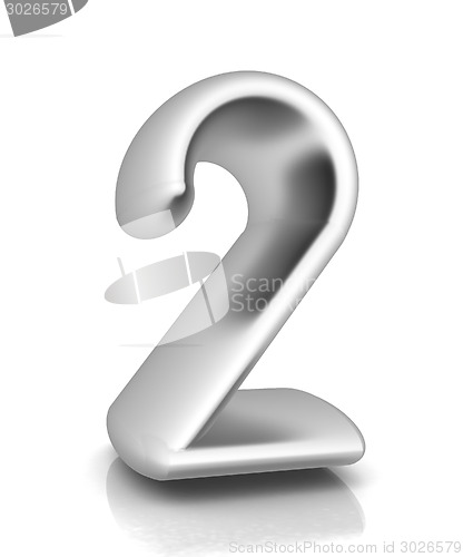 Image of Number "2"- two