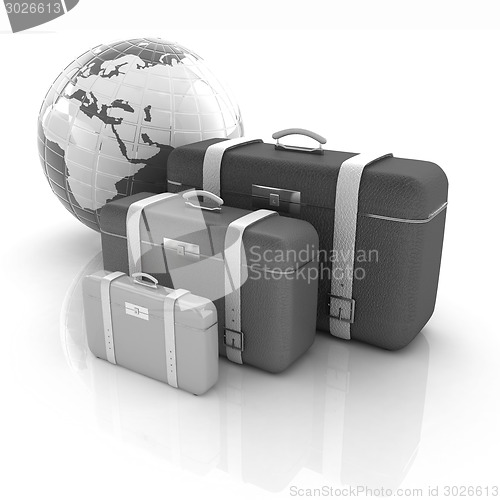 Image of Traveler's suitcases