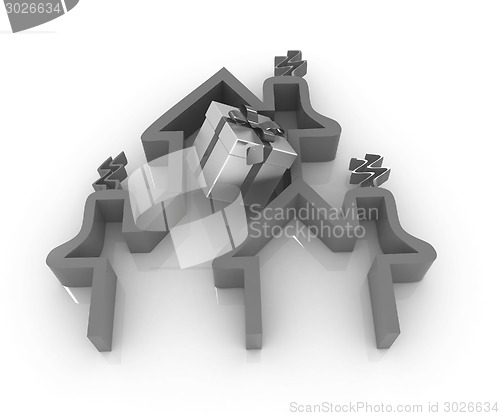 Image of House icon and gifts