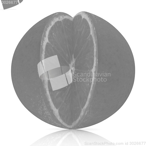 Image of Orange fruit cutout