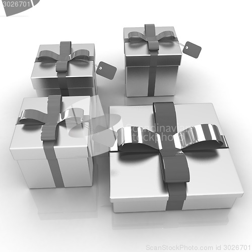 Image of Gifts with ribbon