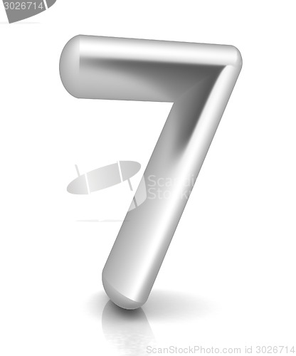 Image of Number "7"- seven