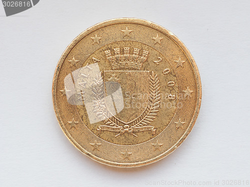 Image of Maltese Euro coin