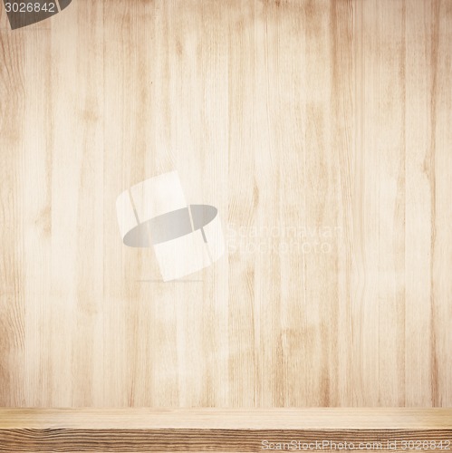 Image of Wooden shelf