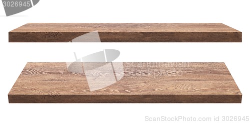 Image of Wooden shelves