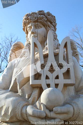 Image of wooden angel